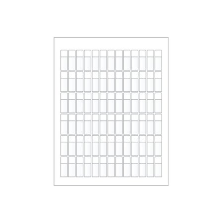 ZIPTAPE Laser Printer Label Sheet Sticker Paper - 0.5" W x 0.5" H , 780PK ZT-LSL-71-602-10